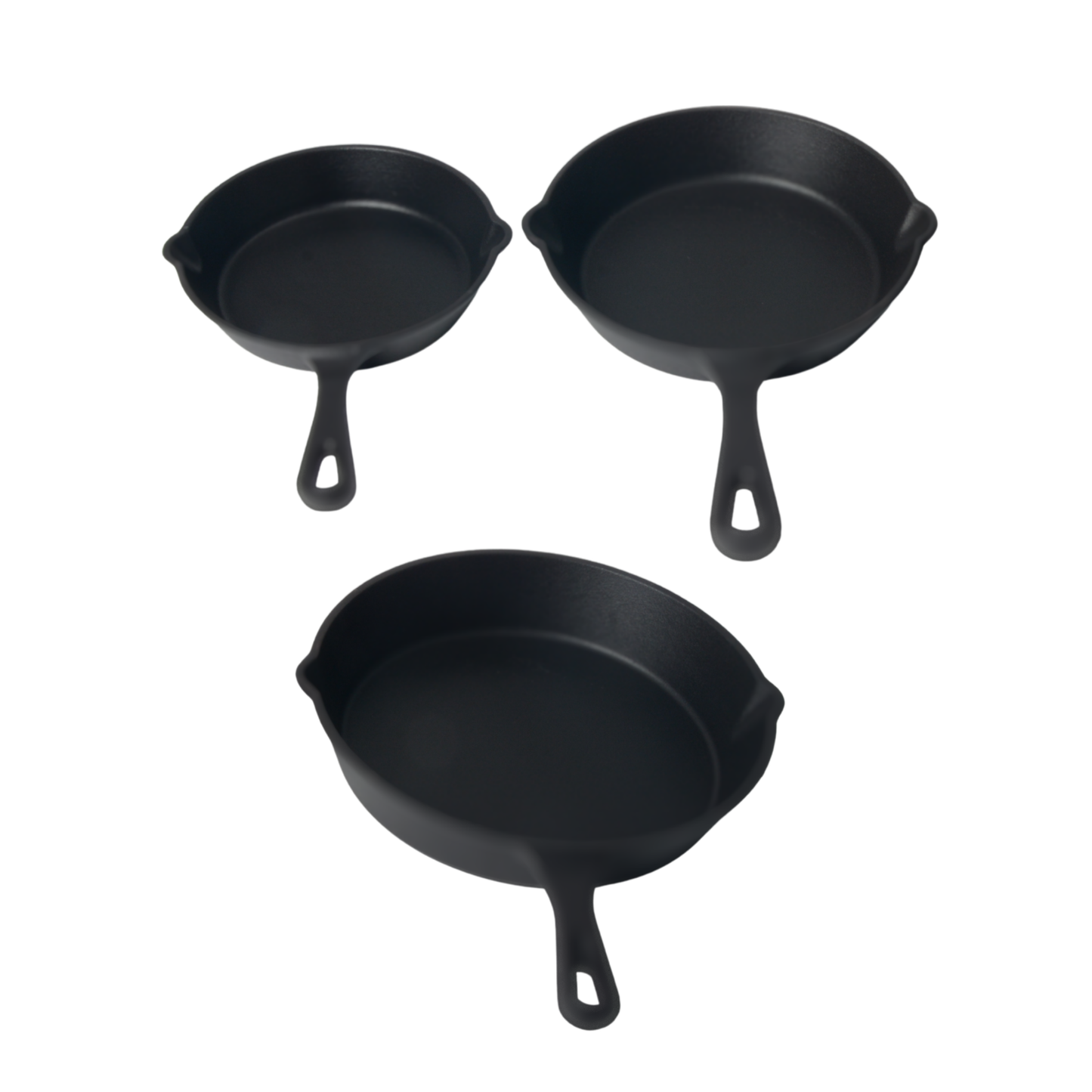 Set X3 Sartenes Hierro Fundido Esmaltado + Obsequio Fundas de Silicona