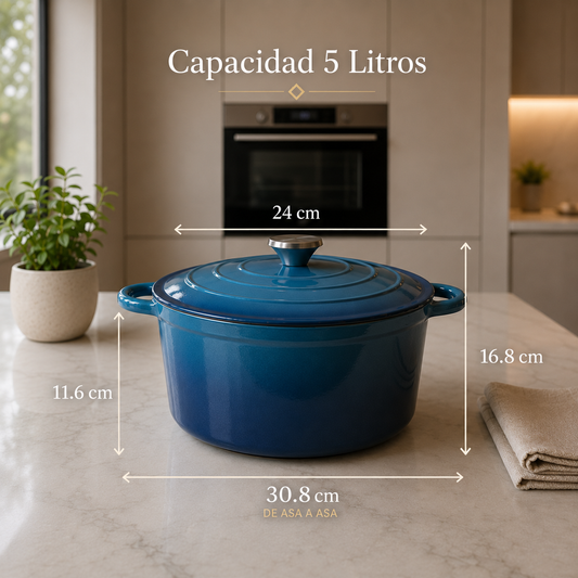 Olla de Hierro 5.2 Litros (24cm)