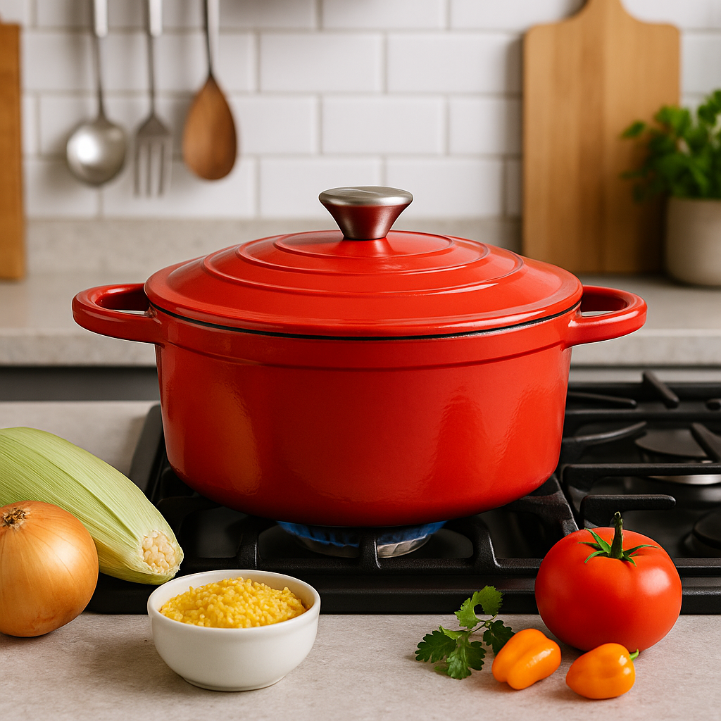 Cocotte de Hierro Esmaltado 5.2 Litros