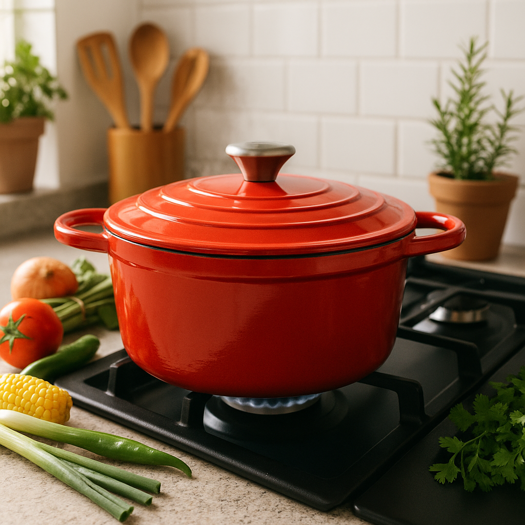 Cocotte de Hierro Esmaltado 5.2 Litros