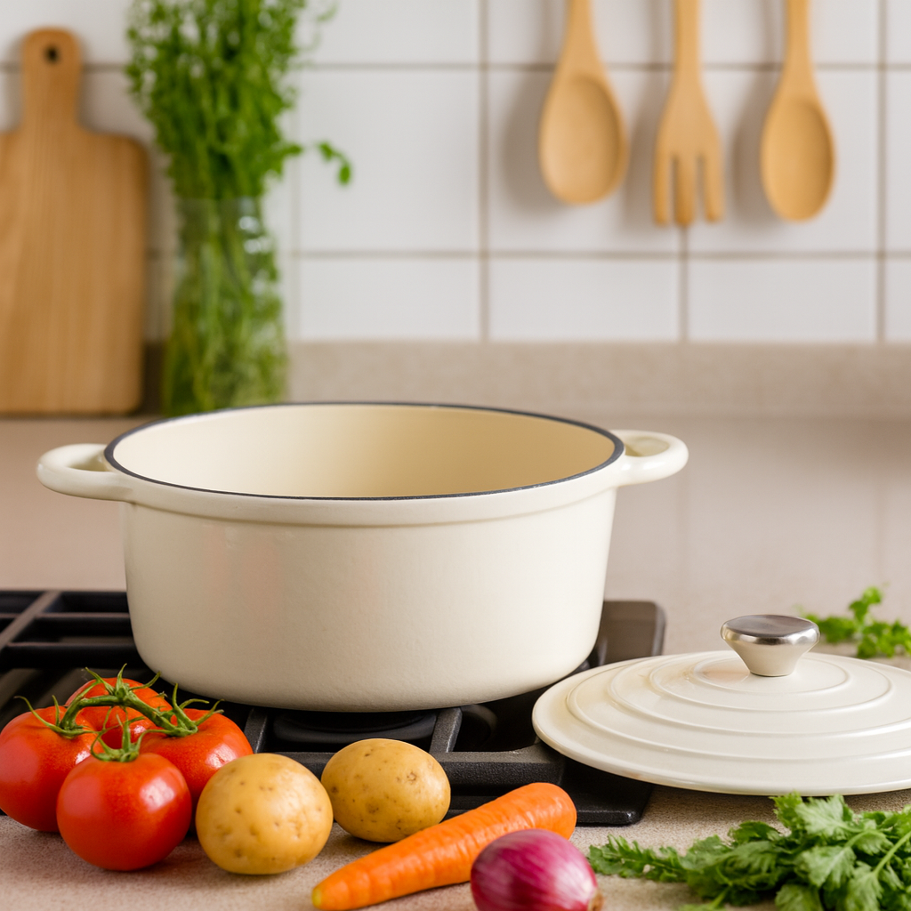 Cocotte de Hierro Esmaltado 5.2 Litros