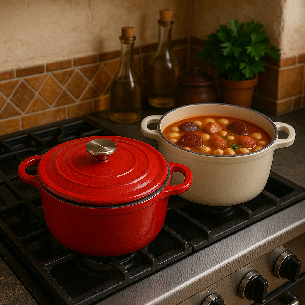 Cocotte de Hierro Esmaltado 5.2 Litros