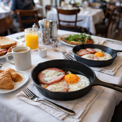 Set X3 Sartenes Hierro + Gratis 3 Fundas de Silicona