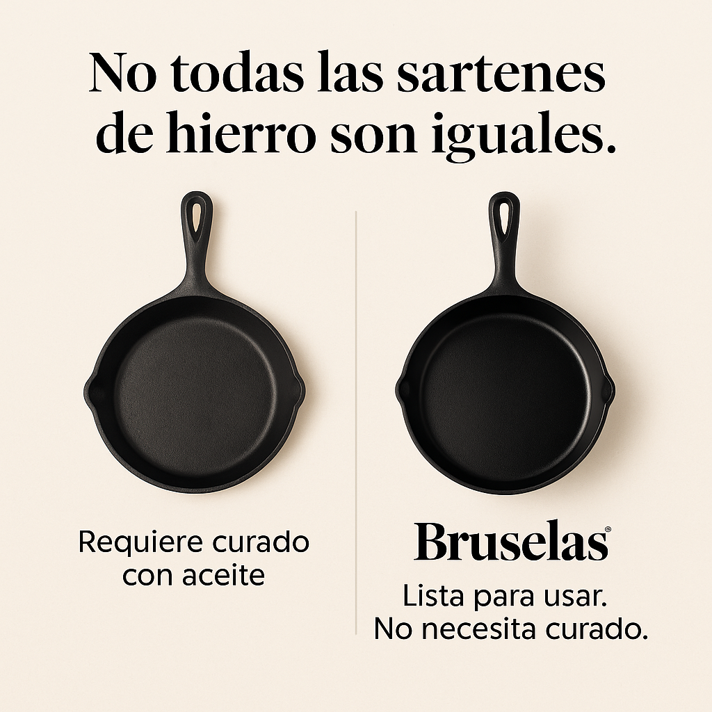 Olla/Sartén 2 en 1 de Hierro Fundido Esmaltado (1,5L & 4,5L)