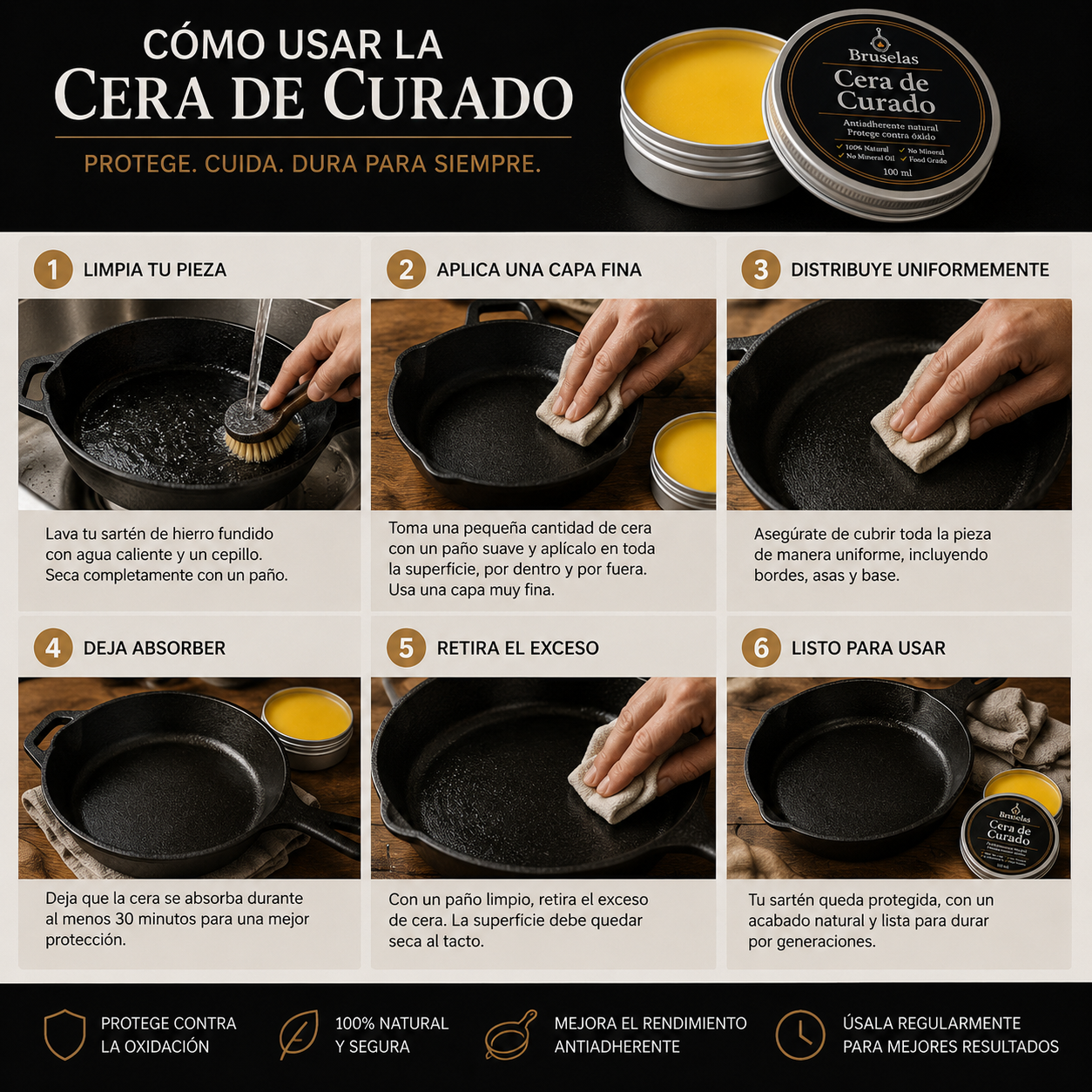 Cera de Curado y Mantenimiento