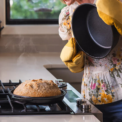 Olla/Sartén 2 en 1 de Hierro Fundido Esmaltado (1,5L & 4,5L)